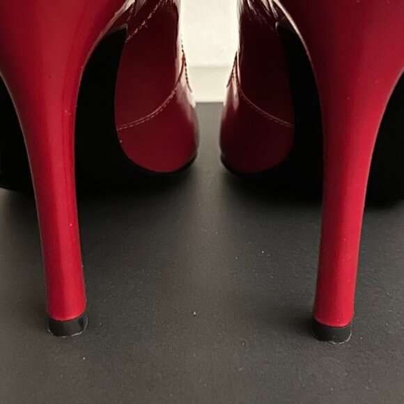 Guess By Marciano High Heels | Red | Patent Leather | 8.5 Medium - Picture 2 of 11